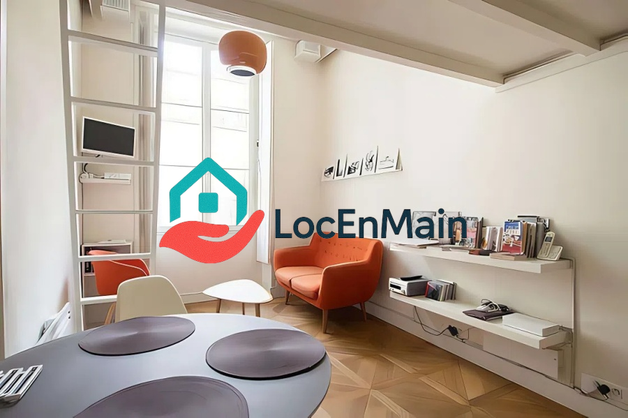 Studio à louer – Meublé – 19 m² – Paris 2e