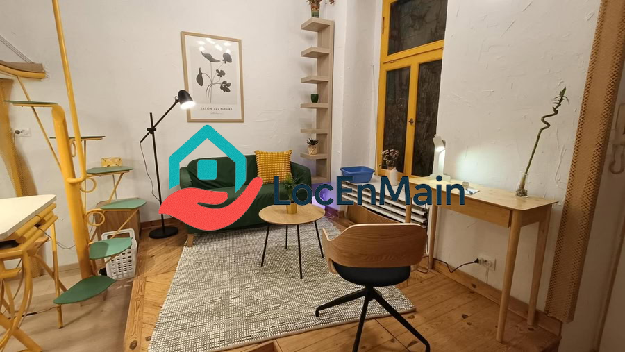 Studio à louer – Meublé – 27 m² – Paris 19e