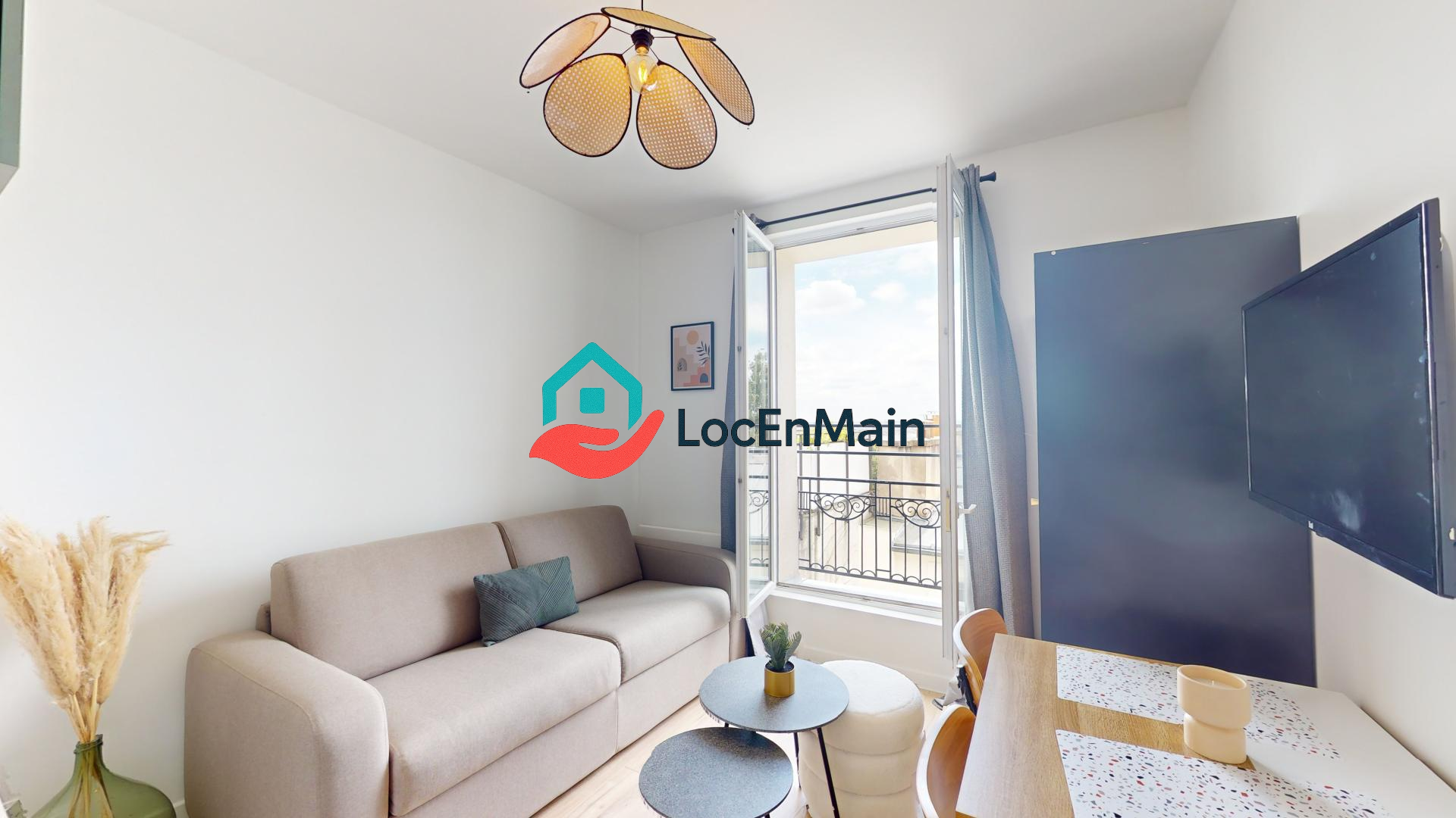 Studio à louer – Meublé – 15 m² – Paris 20e