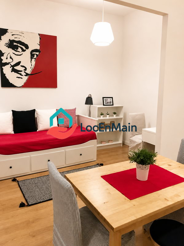 Studio à louer – Meublé – 33 m² – Paris 18e - 2