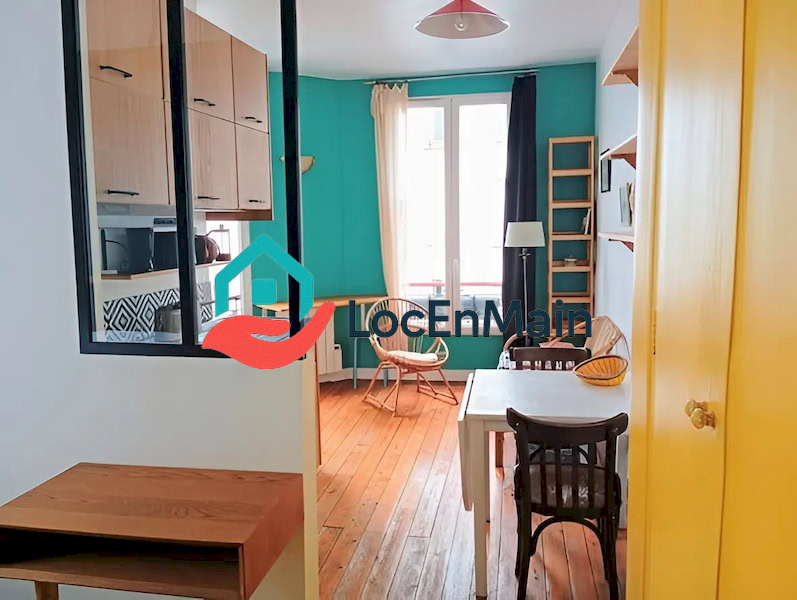 Studio à louer – Meublé – 22 m² – Paris 20e