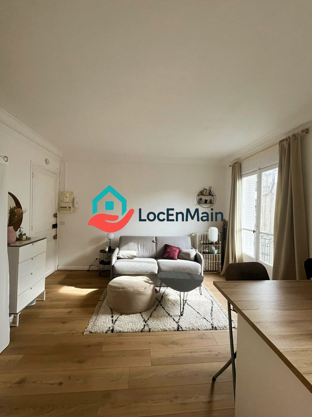 Studio à louer – Meublé – 24 m² – Paris 18e