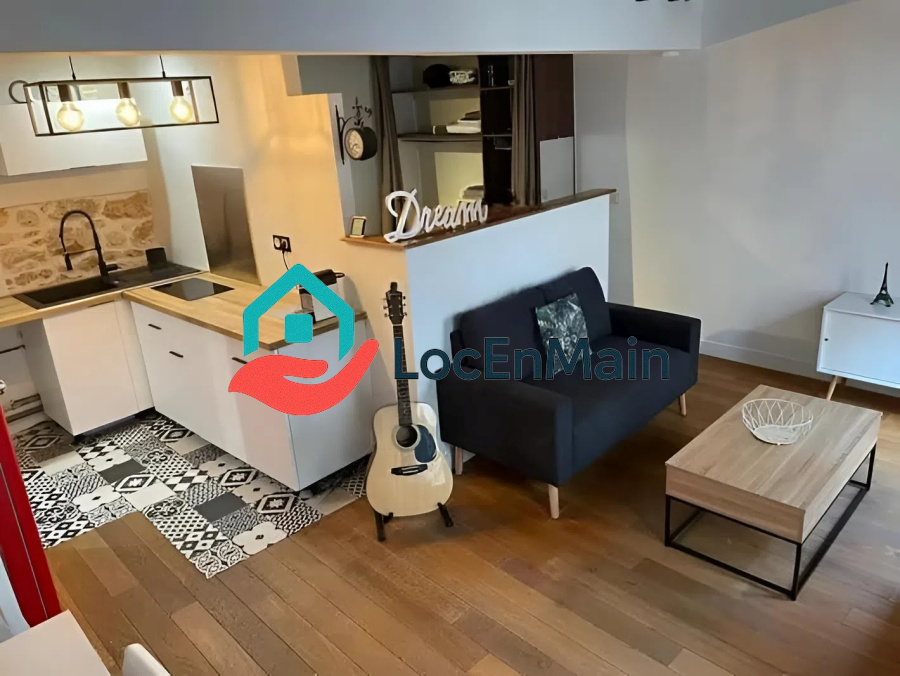 Studio à louer – Meublé – 25 m² – Paris 18e