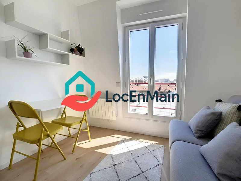 Studio à louer – Meublé – 15 m² – Paris 20e