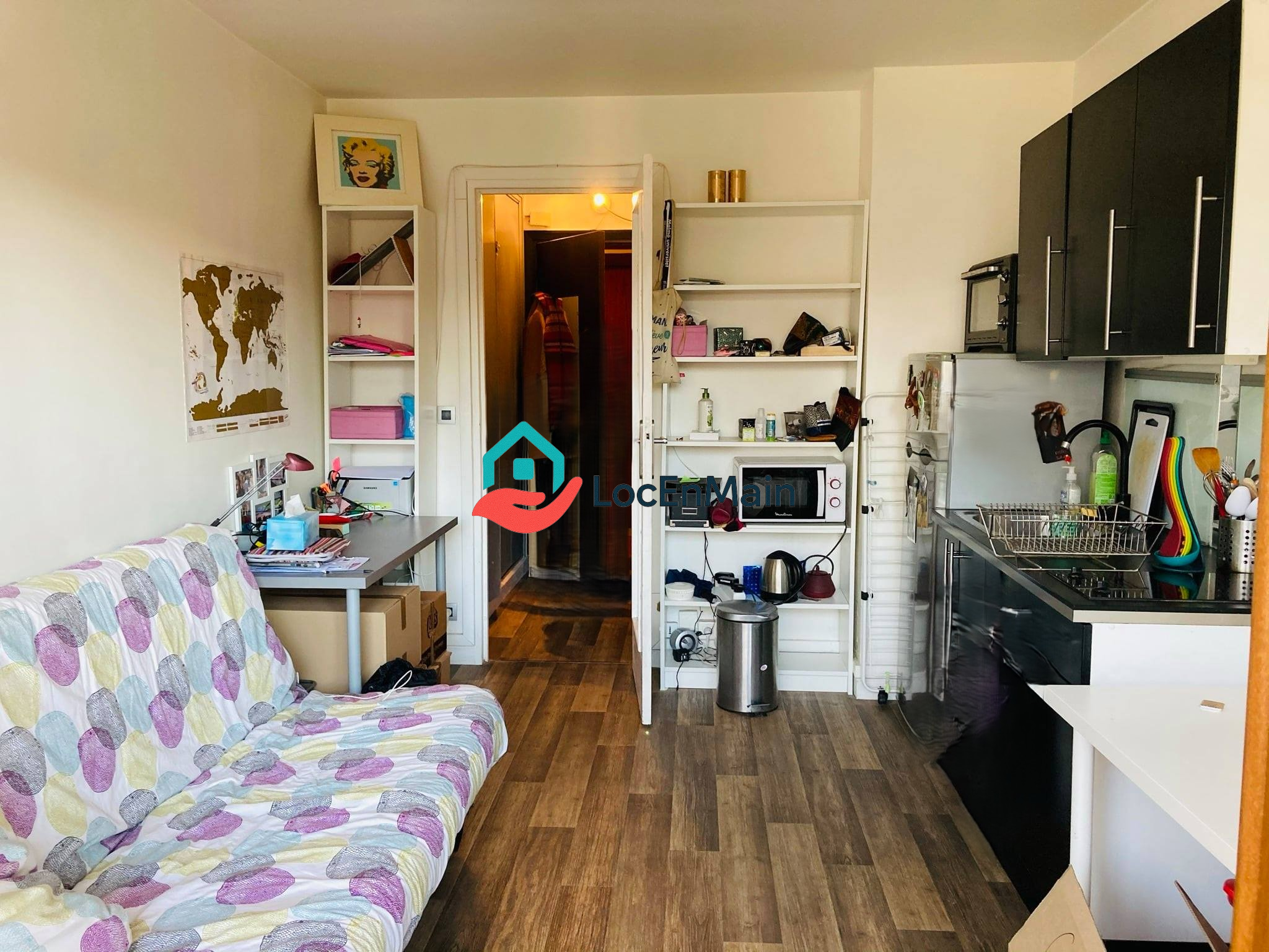 Studio à louer – Meublé – 24 m² – Paris 19e - 3
