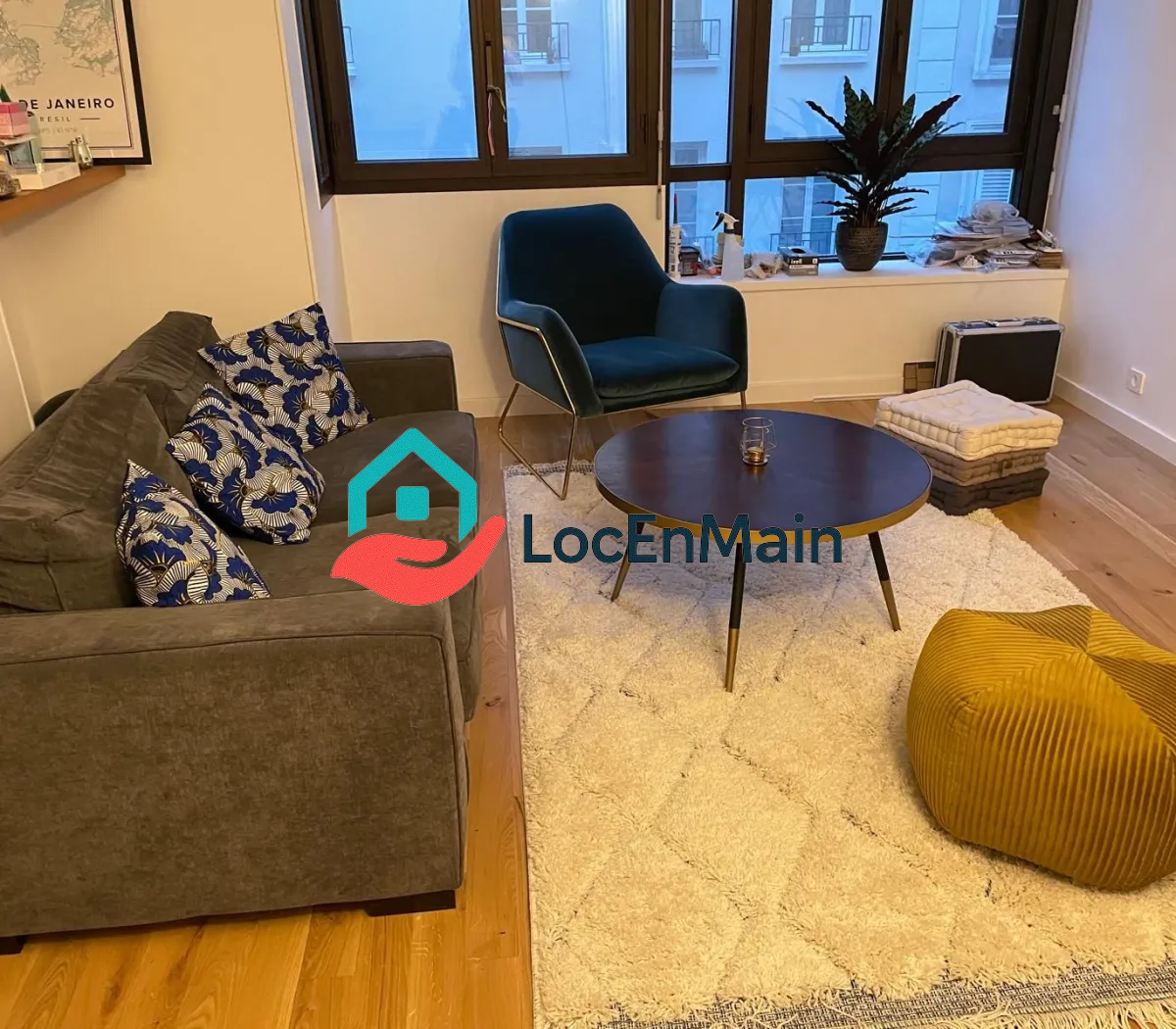 T2 à louer – Meublé – 46 m² – Paris 19e