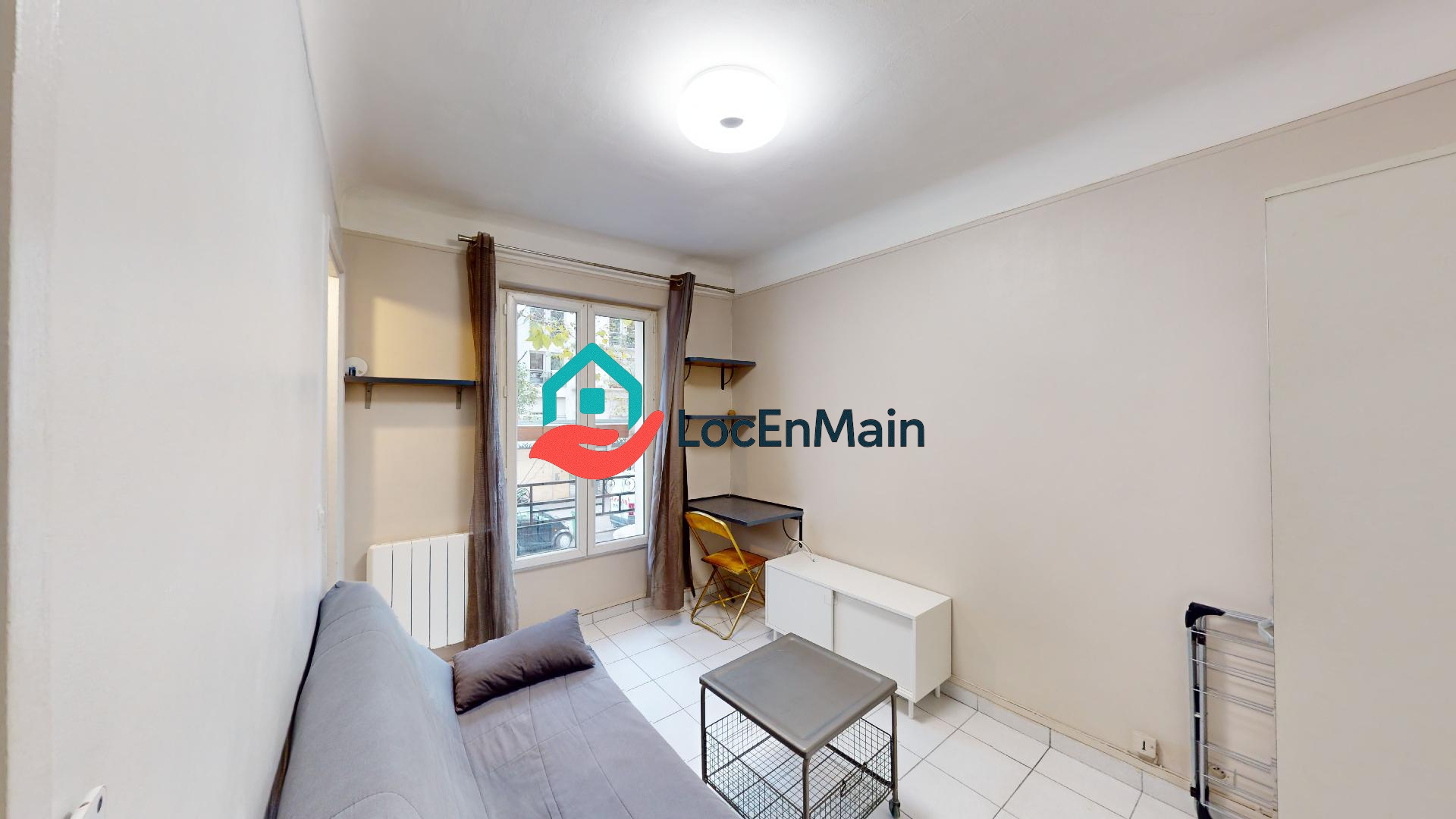 Studio à louer – Meublé – 14 m² – Paris 19e - 2