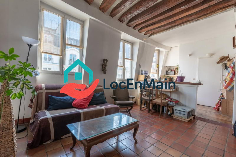 Studio à louer – Meublé – 33 m² – Paris 3e