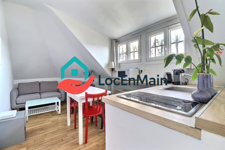 Studio à louer – Meublé – 18 m² – Paris 15e