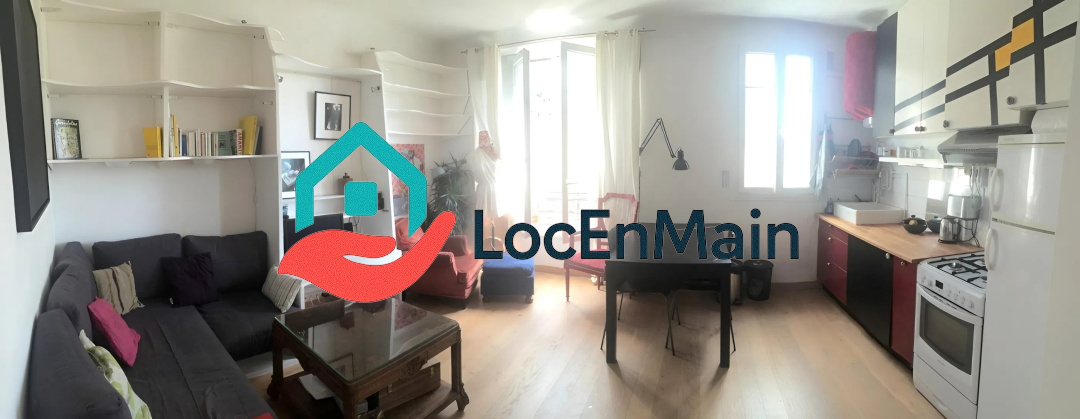 T2 à louer – Meublé – 35 m² – Paris 18e